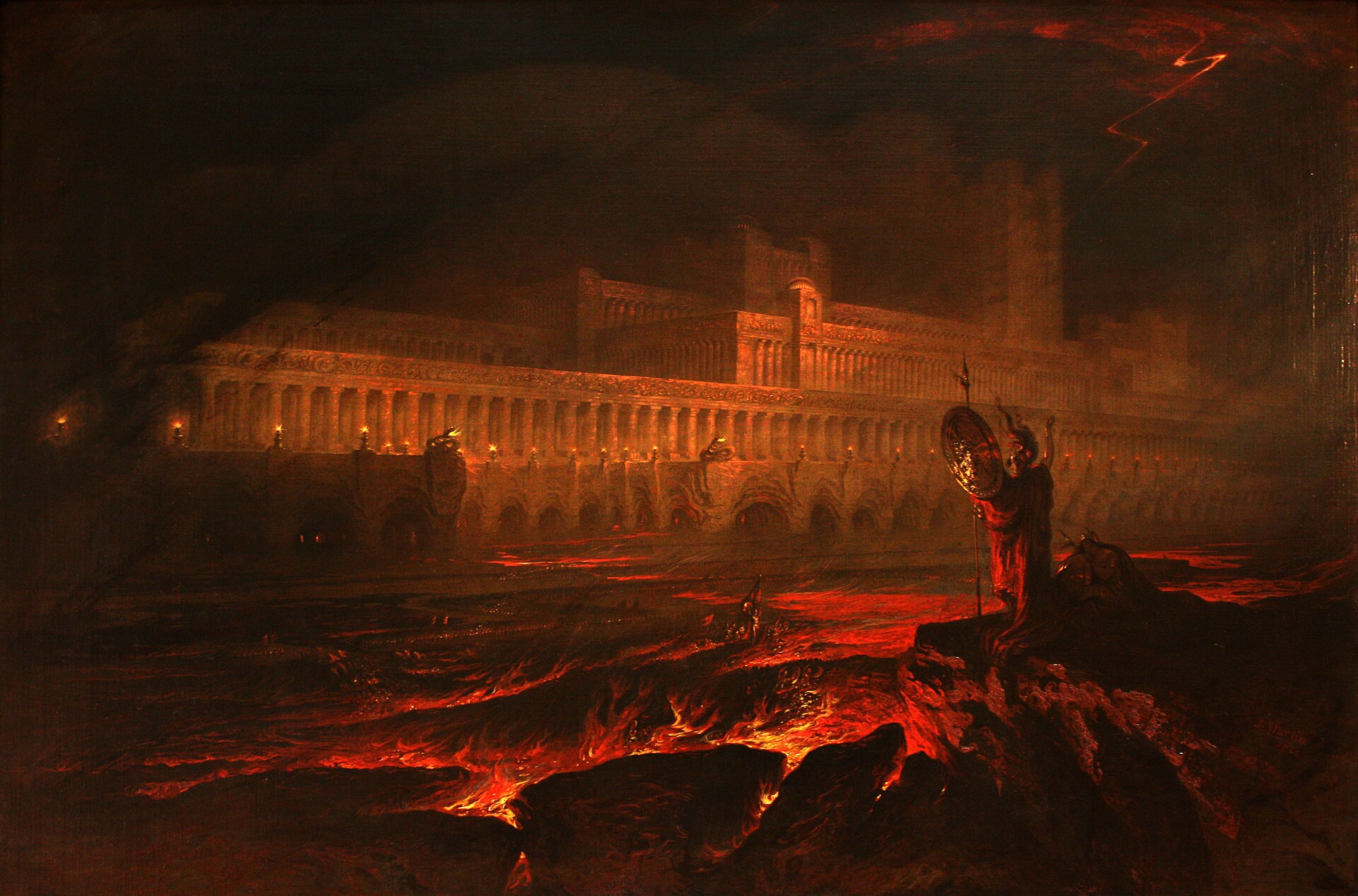 Pandemonium by John Martin — Goetic infernal court